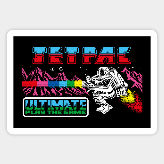 ZX Spectrum – Jetpac Magnet by GraphicGibbon